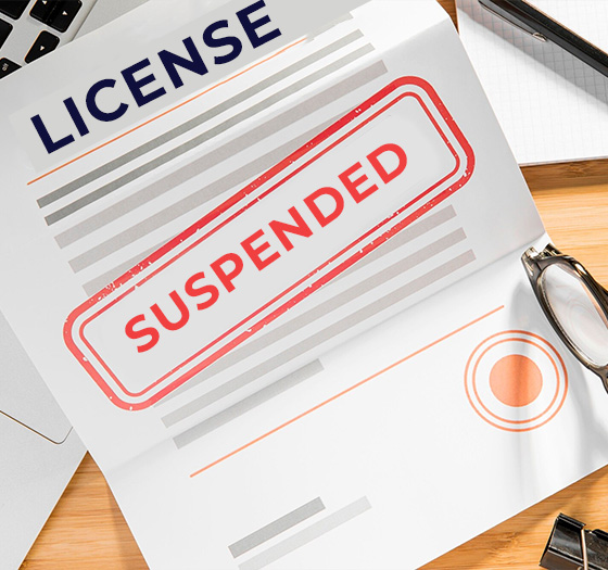 Private hire License Suspension