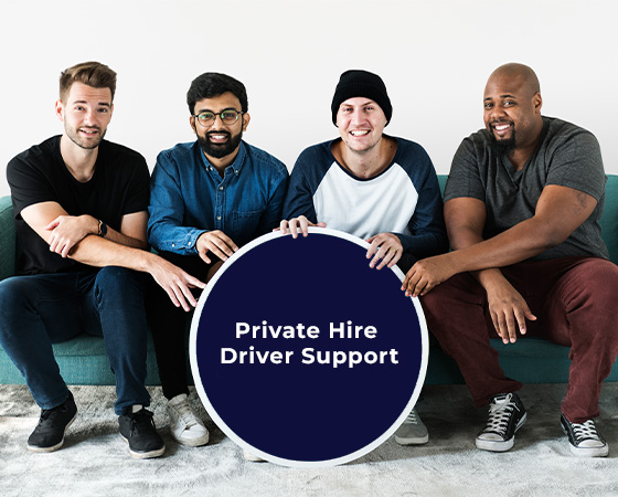 Join private hire driver support